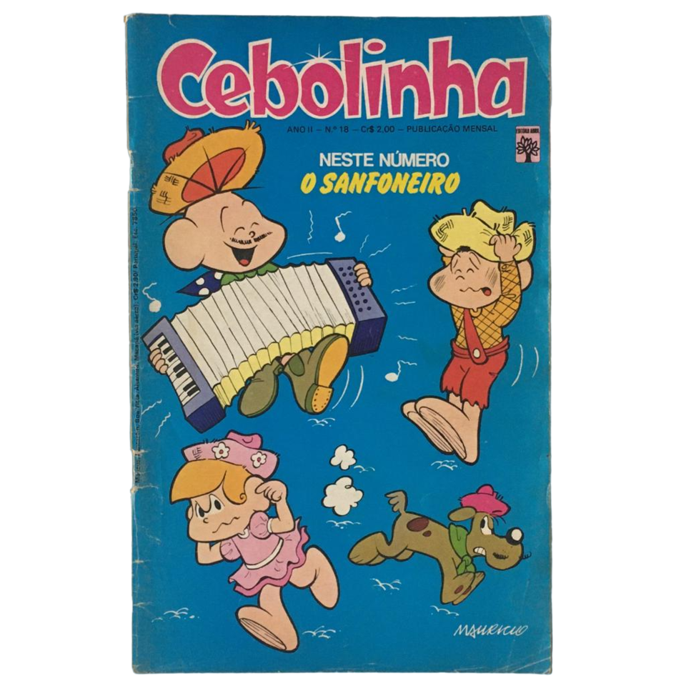 Gibi CEBOLINHA TURMA DA MÔNICA nº 18 Editora Abril Junho de 1974