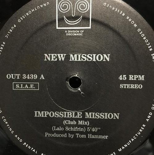 New Mission Impossible Mission 12 Curto Vinil Loja De Discos De