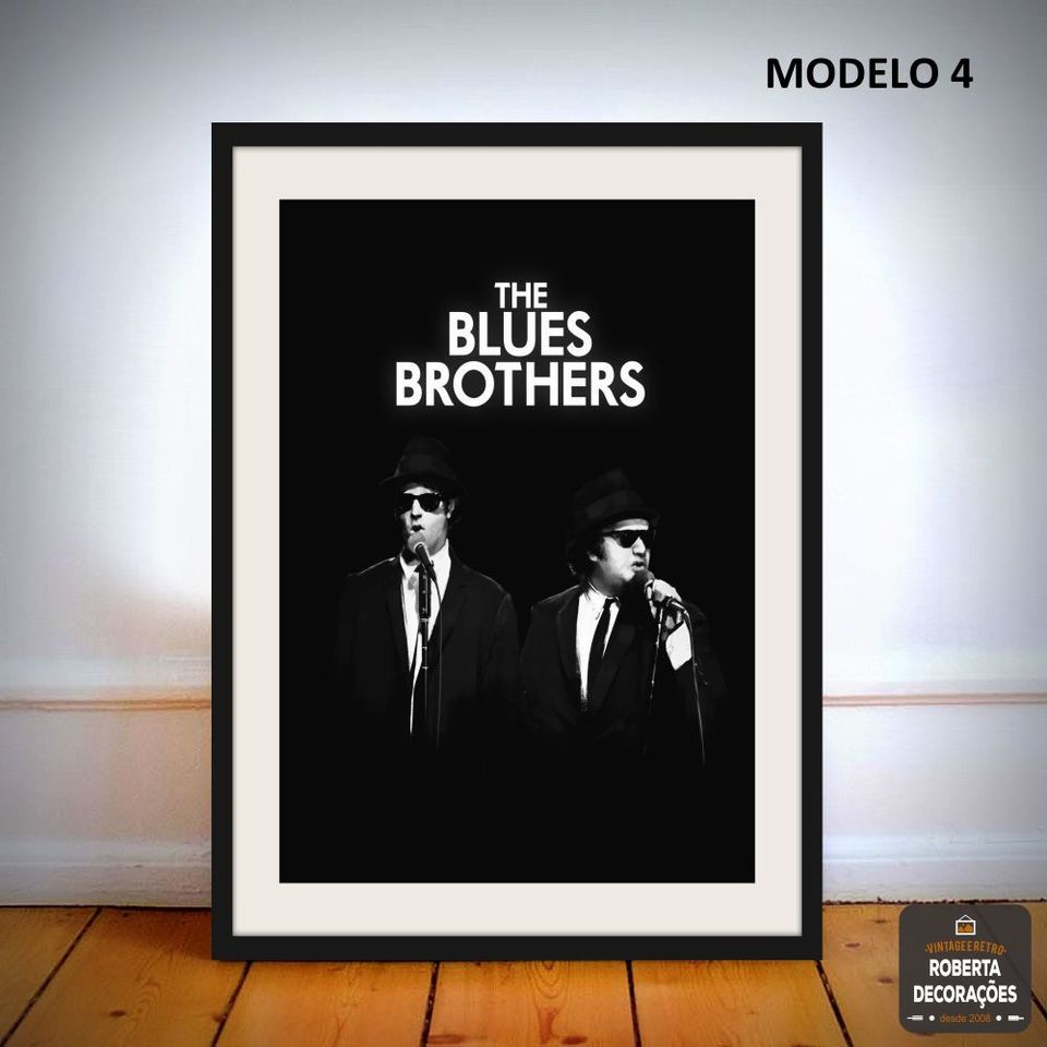 Quadro The Blues Brothers (5 modelos disponíveis) - Roberta Decoracoes