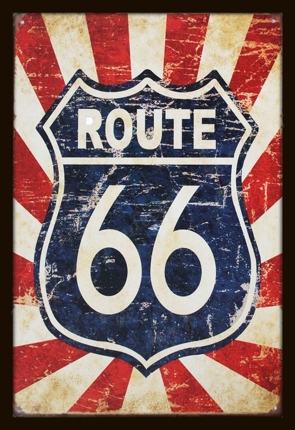 Quadro fai da te Route 66