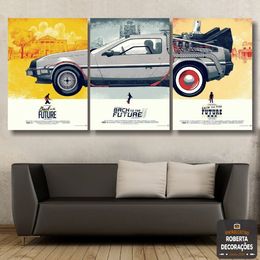 Quadro decorativo A4 De volta para o Futuro, filme