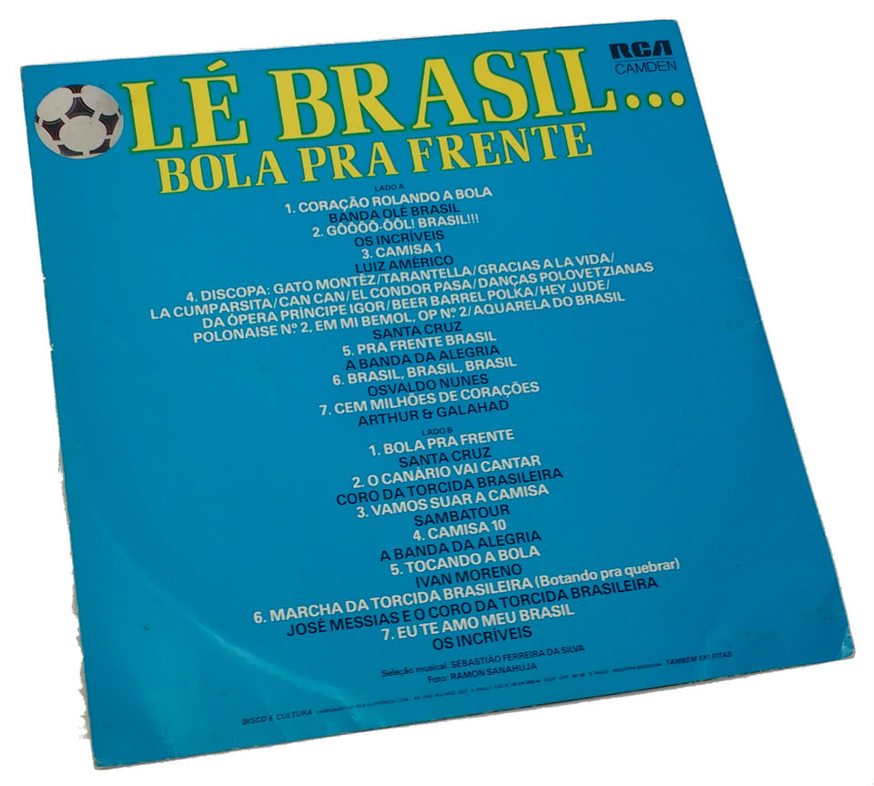 LP OLÉ BRASIL BOLA PRA FRENTE 1982 - Antiguidades CASA DO VELHO