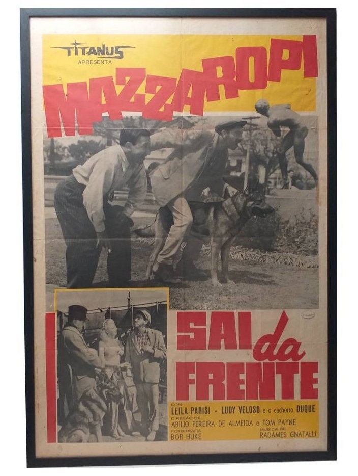 Cartaz ORIGINAL de Cinema SAI DA FRENTE Primeiro Filme de