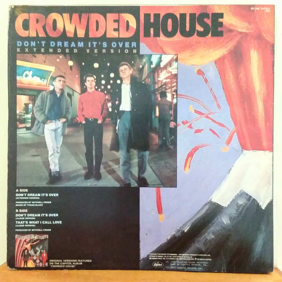 Single Crowded House Don t dream it s over Vinyl Virtual Shop