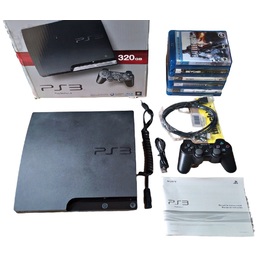 PS3 Sony Playstation 3 Slim Console (320 GB) with Playstation Move