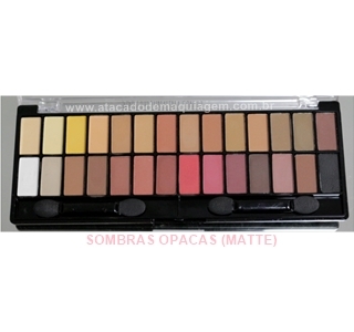 Paleta com 28 sombras Fosca Belle Angel B013-1 - Atacado de Maquiagem