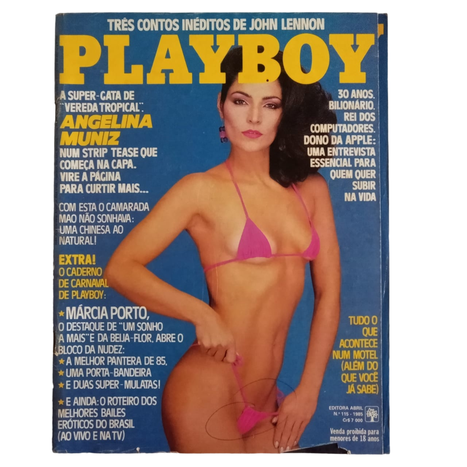 Revista PLAYBOY Helô Pinheiro n° 142 Acompanha Poster, Maio de 1987