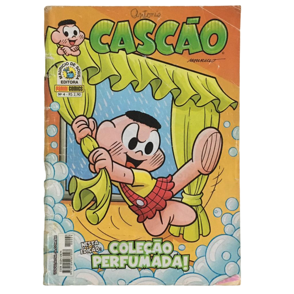 Gibi CASCÃO - TURMA DA MÔNICA nº 4 Editora Panini, Abril de 2007 -  BANCANTIGA