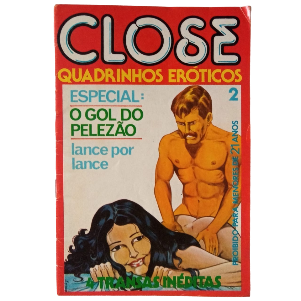 Quadrinho Erótico CLOSE O Garanhão do Cinema Vol.10 Editora Press, Ano 1985  - BANCANTIGA