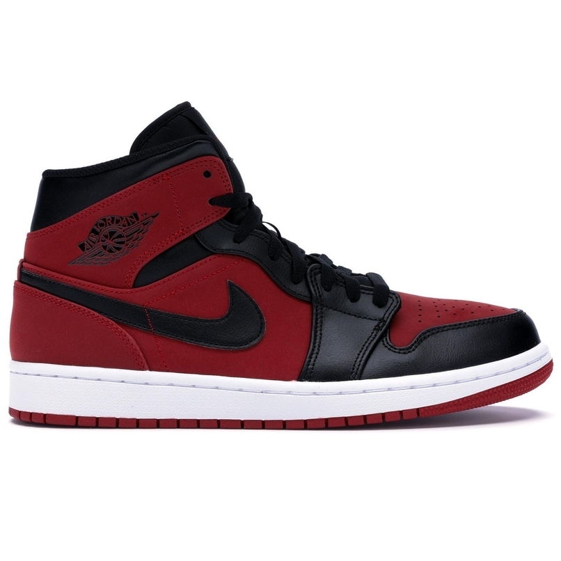 Nike air jordan 1 cheap mid gym red black