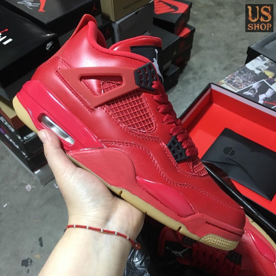 Air jordan 4 hot sale fire red 2018