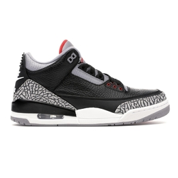 Jordan 3 black cement hot sale nike