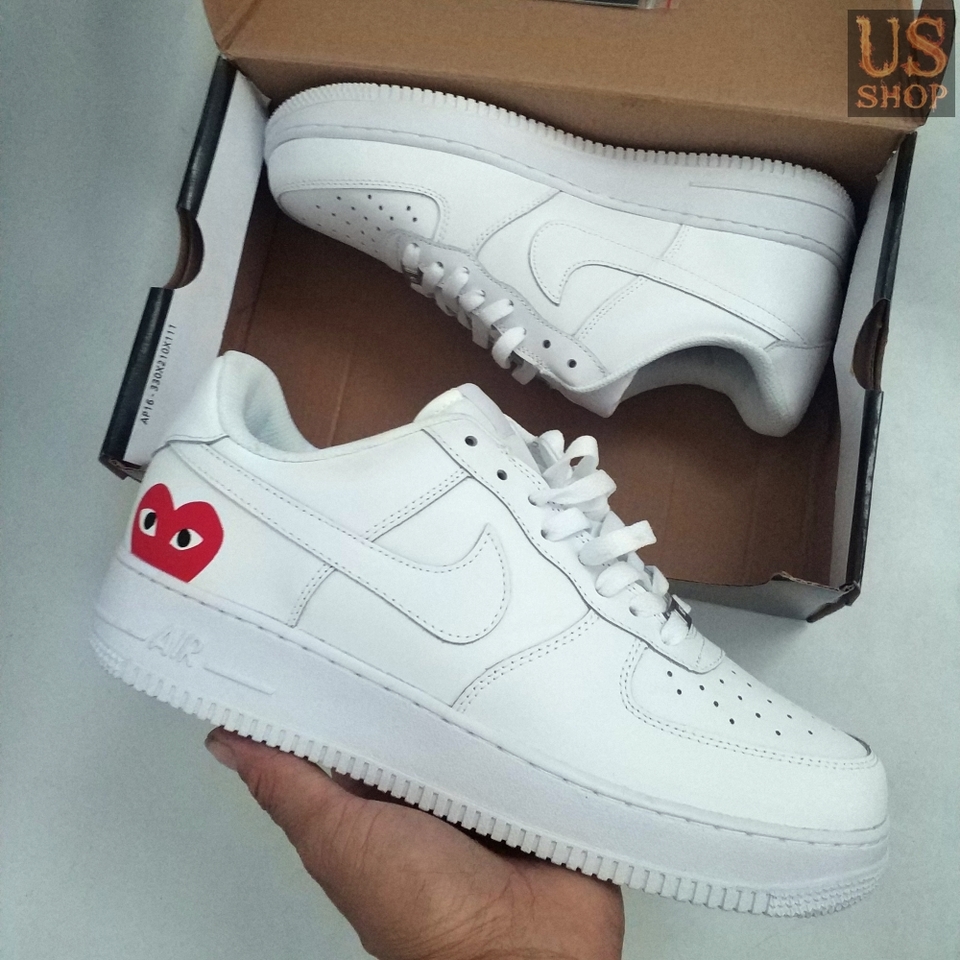 Custom cdg best sale air force 1