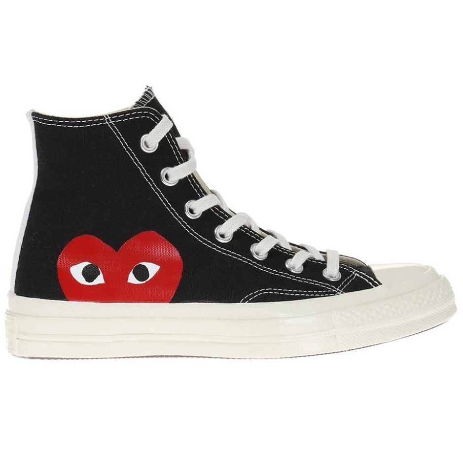 Comme des garcons converse high sale top womens