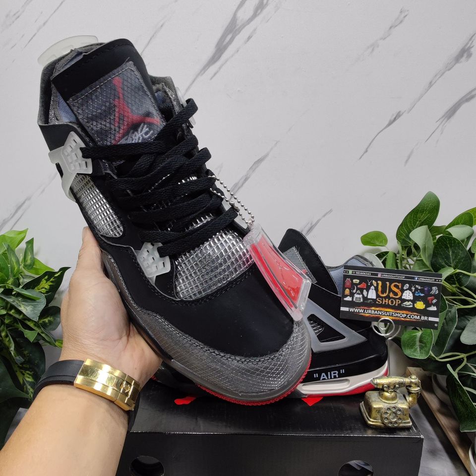 Jordan 4 hot sale bred shop