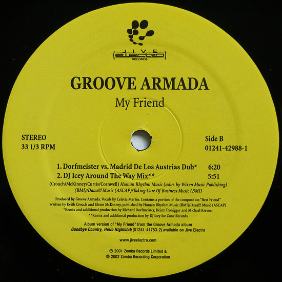 Groove Armada My Friend 12